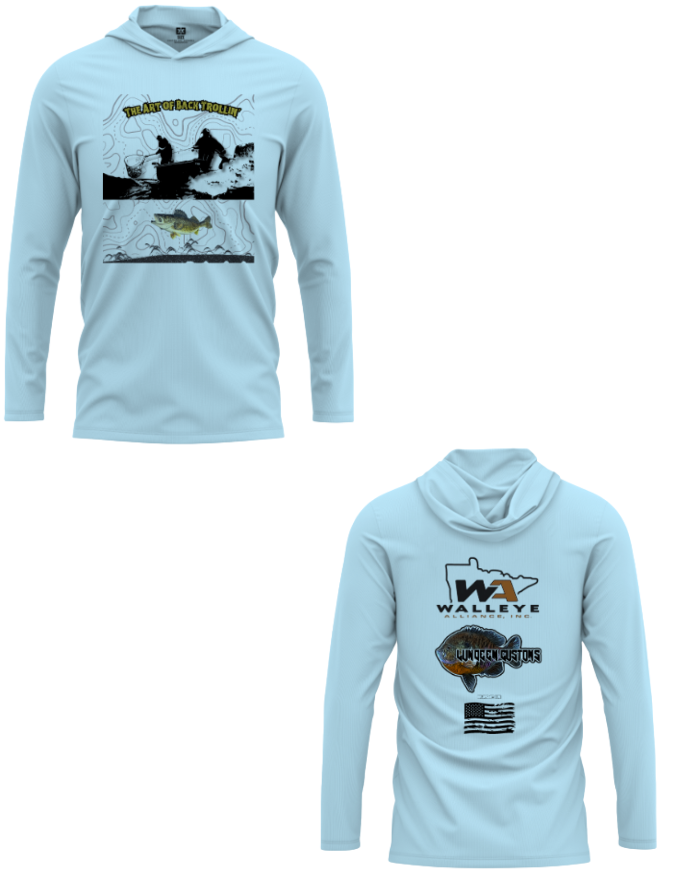 Art of Back Trollin' UPF Hoodie
