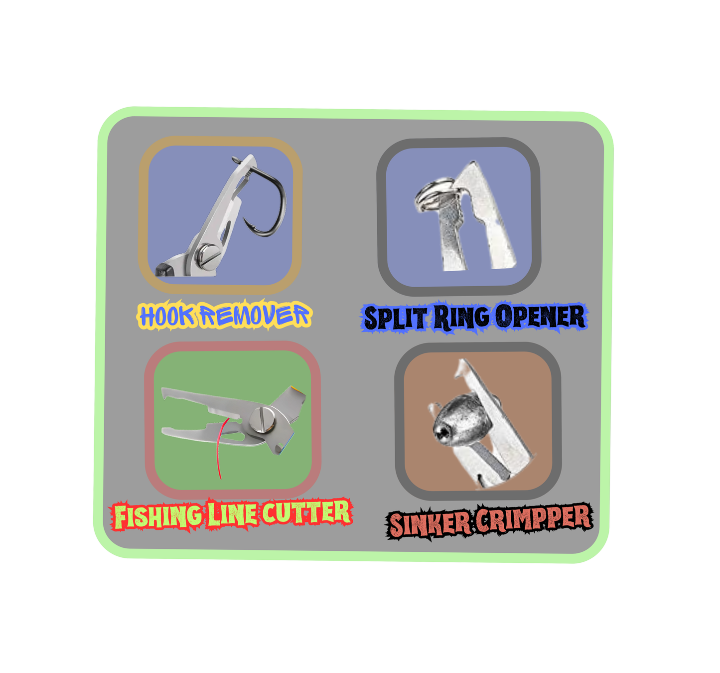 Multi-Function Fishing Pliers – Stainless Steel with Non-Slip Grip
