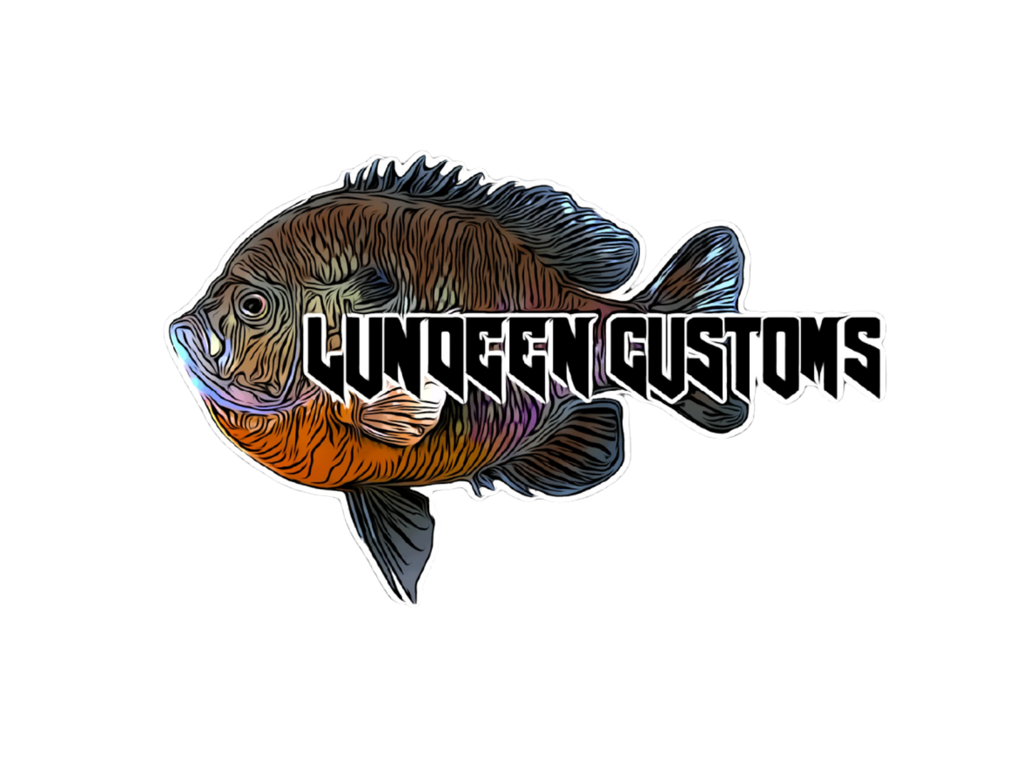 Lundeen Customs Sticker