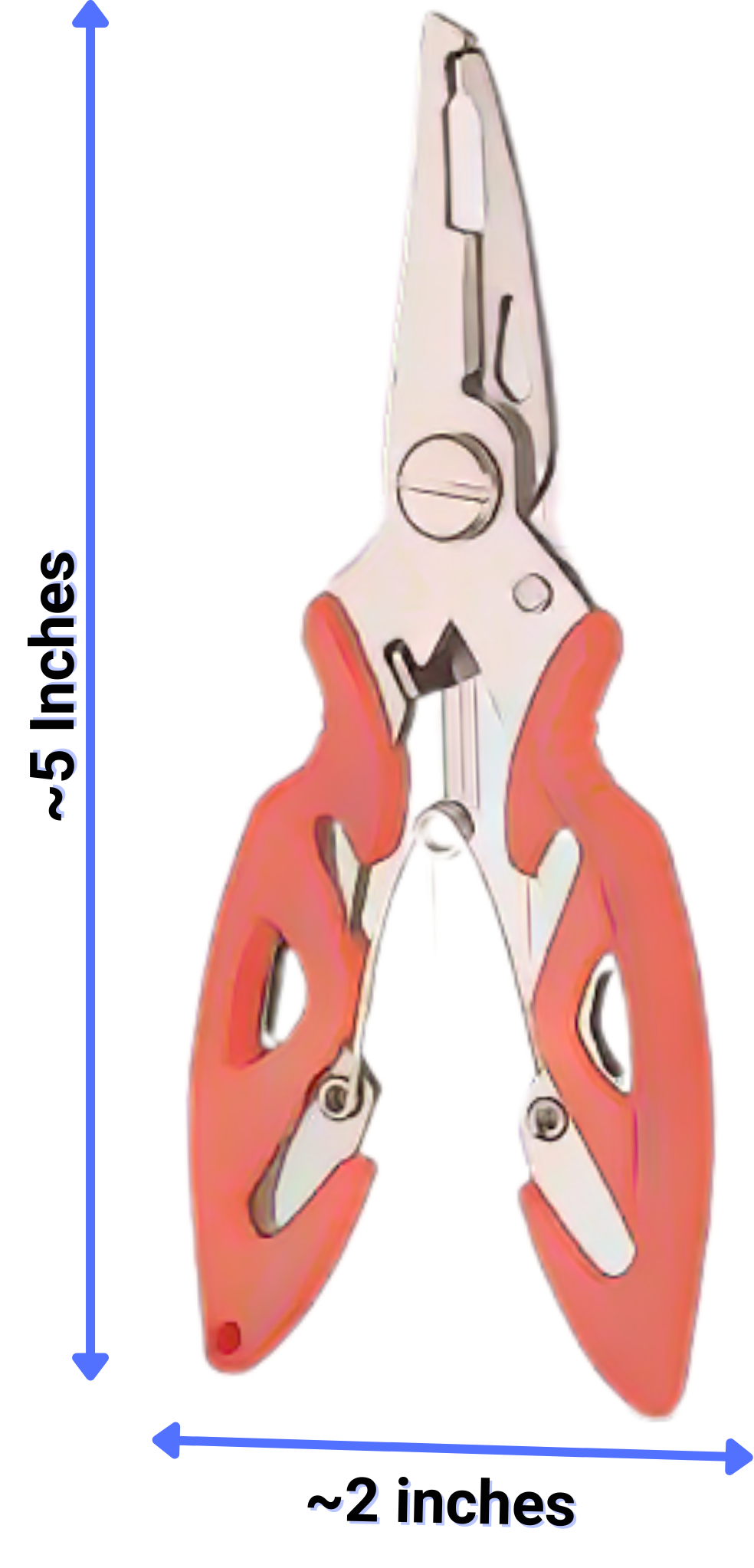 Multi-Function Fishing Pliers – Stainless Steel with Non-Slip Grip